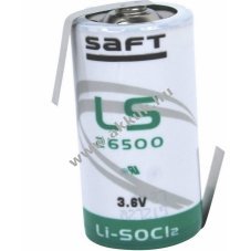 SAFT lithium elem tpus LS26500, 3.6V, Z forrfles, Li-SOCl2