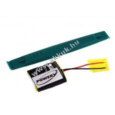 Li-Po akku 3,7V 100mAh 2 vezetkes, beszerelhet