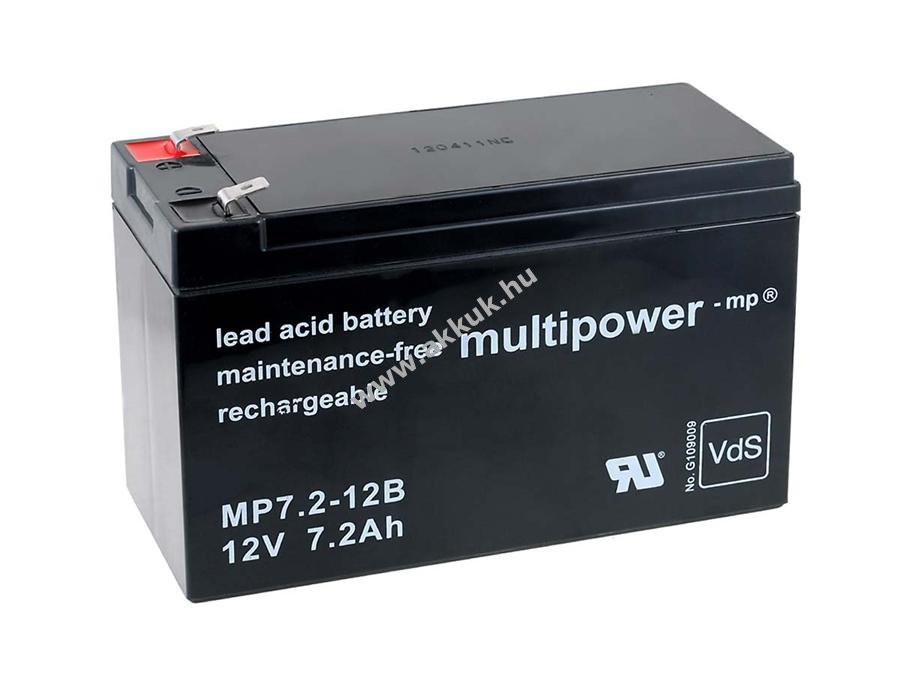 Multipower powery ólom akku szünetmenteshez apc smart ups smt1500r2i-6w 12v 7,2ah