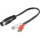 Audio-kabel-5-polusu-DIN-csatlakozo->-Stereo-RCA-anya-20cm